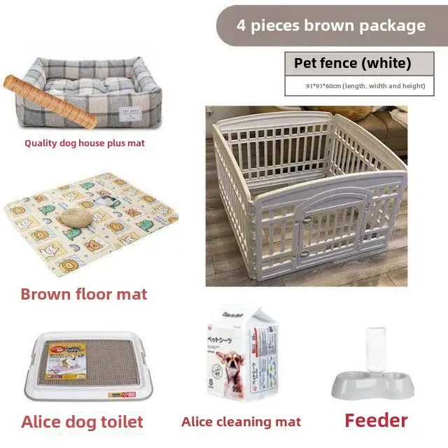 Pet Fence Easy To Assemble and Store Heightened with Free Gift  Pet Protection Fence
