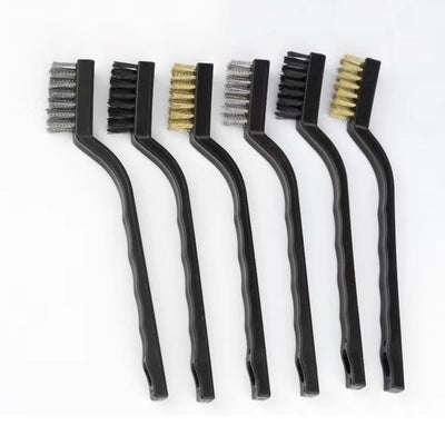 13cm Steel Wire Brush Aquarium Algae Cleaning Brush Nylon Brush Aquarium Cleaner Fish Tank Stain Cleaning Tools Accessories 3pcs