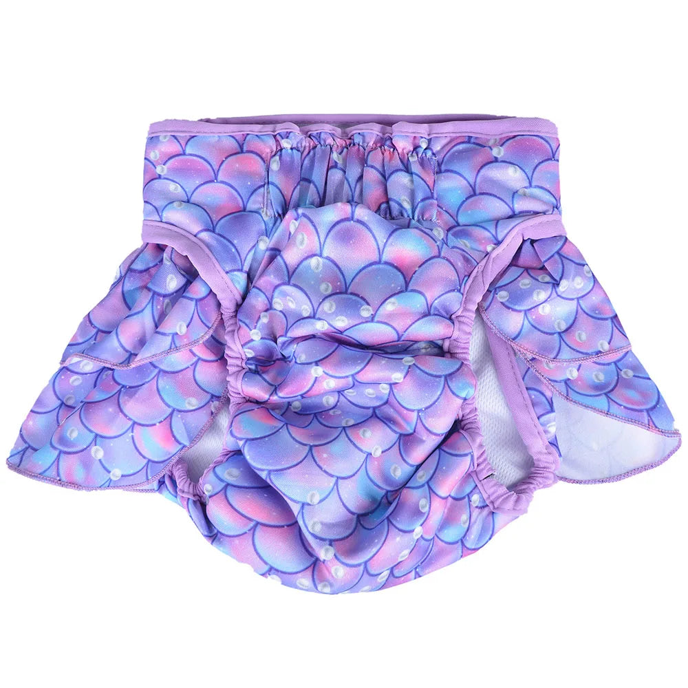 Reusable Dog Diapers Female Easy to Put No Leak Dog Diapers for Heat Cycle Diapers for Dogs Female High Absorbent Puppy Diapers