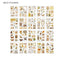 JIANQI 20 pcs PET Die cut Stickers book Plant Flower Label Decorative handmade Scrapbooking Material Diary Album Craft Supplies