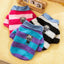 Velvet Warm Pet Cat Sweatshirts Chihuahua Half Sleeve Denim Collar Designer Striped Puppy Winter Clothes Soft Overalls for Yorks