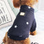 Fashion Star Pet Fleece Sweatshirt Sweater Jacket for Small Dogs Cats Crewneck Winter Coat Puppy Clothes for Poodle Shih Tzu Pug