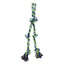 UXCELL Dog Chew Toys Knots Shape Braided Cotton Teeth Cleaning Rope Casual Puppy Bite-resistant Chewing Rope Pet Products