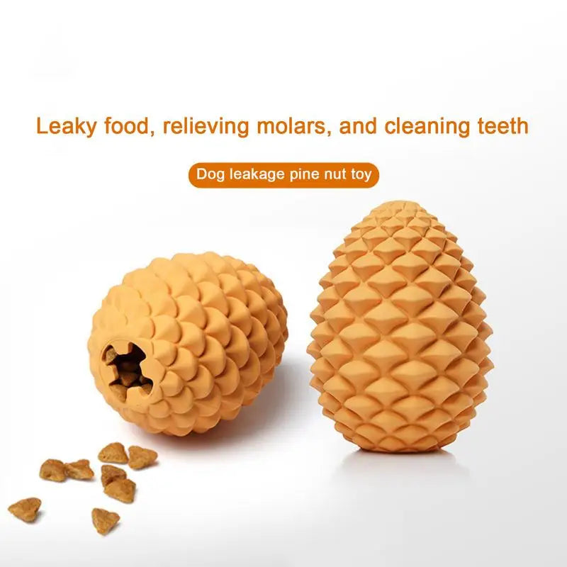 Dog Treat Dispensing Toy Pine Cone Dog Chew Toy Bite Resistant Pet Supplies For Dog Puppy For Treat Dispensing Teeth Cleaning