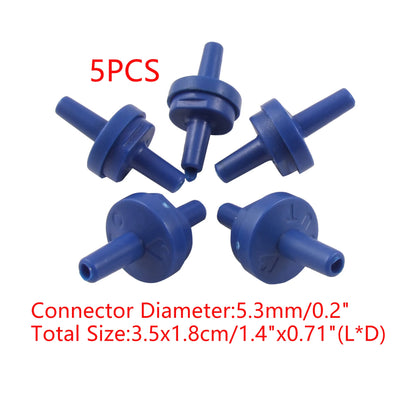 UXCELL Aquarium One Way Check Valve Non-Return Oxygen Tracheal Increasing Hose CO2 System Pipe Fish Tank Air Pump Accessorie