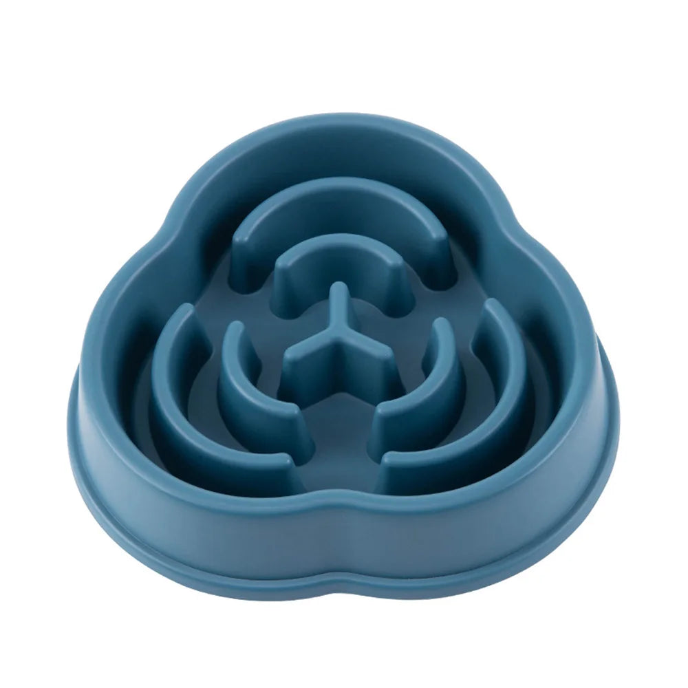 Slow Feeder Dog Bowls Slow Eating Pet Bowls Puzzle Anti-Gulping Interactive Bloat Durable Preventing Choking Healthy Dogs Bowl