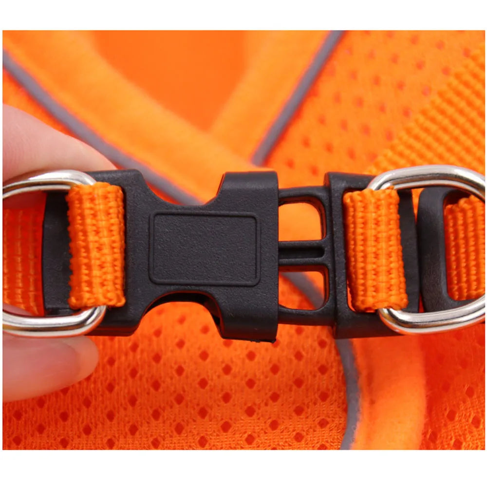 Breathable Cat Harness with Leash Anti-Escape Cat Vest Harness Collar for Kitten Pet Accessories Adjustable Puppy Harness Leads