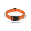 Reflective Dog Collar Adjustable Cat Collar Safety Nylon Pet Collar Durable Comfortable Reflective Pet Collar Pet Supplies