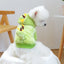 Autumn Winter Pet Dog Costumes Green Dinosaur Christmas Fleece Overalls Sweatshirts for Small Puppy Funny New Year Cat Clothing