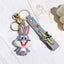 Cartoon Bugs Bunny Doll Keychain Cute Tweety Bird Daffy Duck Porky Pig Key Rings Pendant Accessories for Kids Birthday Gifts