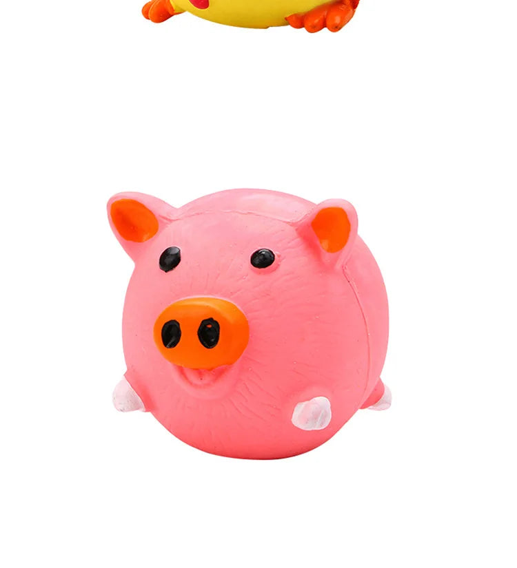 Pet Supplies Amazon Hot selling Animal Shaped Latex Toys Bite and Bite Washable Dog Toys