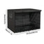 Pet Cage Cover Oxford Pet Crate Cover Pet Crate Cover Windproof Dog Kennel Cover Waterproof Dog Cat Cage Cover For Indoor