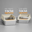 Cross-Border Oversized Stainless Steel Litter Box Top-In Anti-Take-Out Anti-Splash Cat Toilet Easy Clean Semi-Closed Pet Kitties