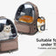 Transparent Folding Pet Carrier Backpack Travel Tote Cat Carrier Bag Outdoor Pet Shoulder bag Pet Dogs Cats Portable Bag
