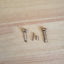 Pigeon Cage Spring Lock Yellow Lock Ox Horn Hook Lock Hardware Spring Lock Spring Pin Pigeon Cage Nest Box Accessories