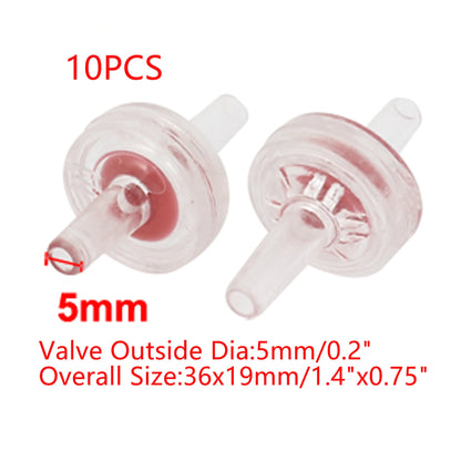 UXCELL Universal Aquarium Oxygen Pump Check Valve Fish Tank Air Hose One-way Check Valve Carbon Dioxide Pipe Tools Accessories