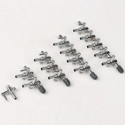 Aquarium 1-8 Way Air Splitter Valve Fish Tank Air Pump Flow Splitter Distributor Pump Valve Tap Lever Control Switch Valve