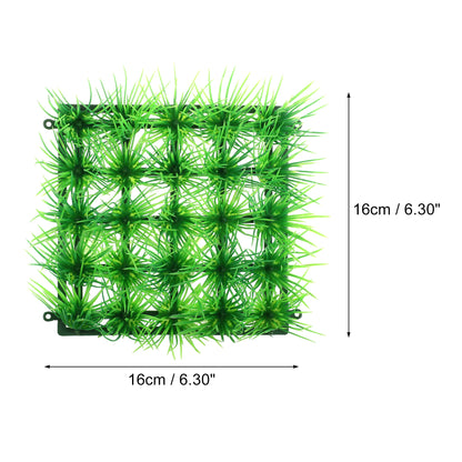UXCELL 2 Pcs Aquarium Artificial Plastic Lawn Water Weeds Ornament Grass for Fish Tank Landscape Plants Decoration Accessories