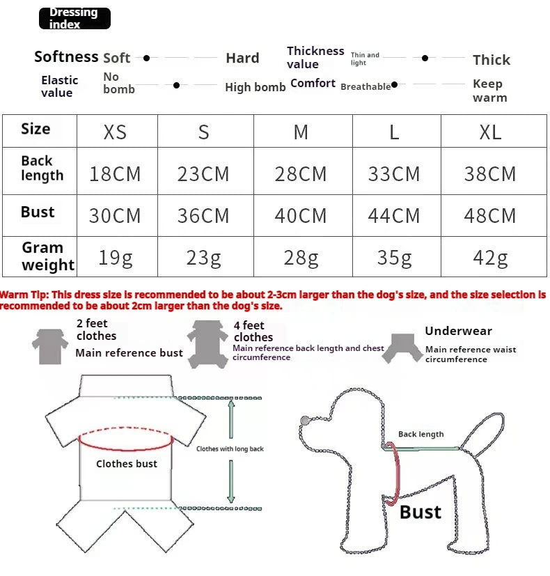 Spring and summer small dog clothing minimalist suspender thin breathable small and medium-sized dog pet cat clothing supplies