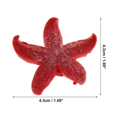 UXCELL Aquarium Artificial Starfish Pink Emulational Coral Fish Tank Polyresin Starfish Decoration Sea Star Shape Ornament