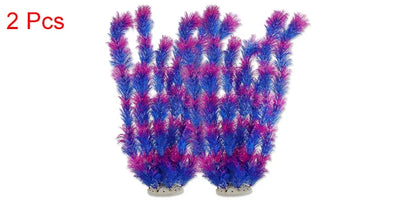 UXCELL Artificial Aquarium Plants Aquarium Simulation Water Weeds Ornament Fish Tank Grass Decor Sets Decoration Accessories