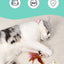 Interactive Cat Toys Funny Feather Teaser Stick with Bell Pets Collar Kitten Playing Teaser Wand Training Toys for Cats Supplies