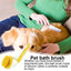 Dog Bath Brush Silicone Dog Brush Long Handle With Soap Dispenser Dog Shampoo Scrubber Pet Grooming Bath Brush For Cats Dogs