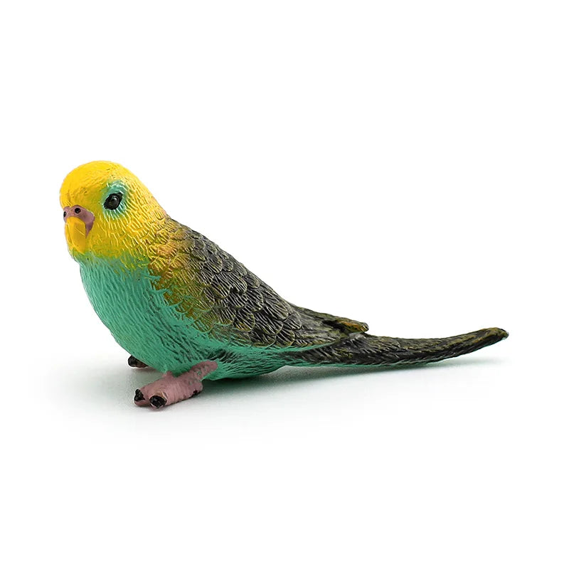 Simulated bird parrot children's ornament toy