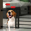 Freestanding Dog Gates Retractable Punch Free Pet Fence Barrier Household Reusable Door For Small Medium Dogs