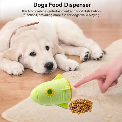 Treat Dispensing Dog Toy Dogs Puzzles Feeder Puppy Slow Feeding Interactive Toys Pet Chewing Teeth Cleaning Toys Food Leaking