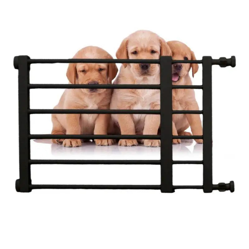 Freestanding Dog Gates Retractable Punch Free Pet Fence Barrier Household Reusable Door For Small Medium Dogs