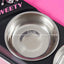 Pet Double Feeding Bowl Non-Slip Feeder Two Dishes For Cats Non-skid Pet Stainless Steel Bowls Pet Feeder Food Dispenser