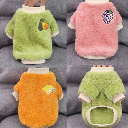 Pet dog Clothes Breathable Autumn and Winter Dog Clothes Durable Soft Dog Cute Print Puppy Clothes dog clothes for small dogs
