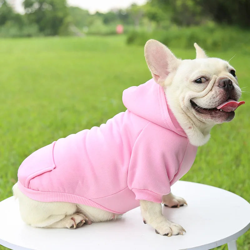 Winter Dog Clothes for Chihuahua Male Christmas Dog Sweatshirt for Bulldog  Hoodie for Large Dogs Pug Dog Accessories Yorkshire