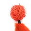 Cat Toy Cat Teaser Sticks Rattan Ball Funny Cat Stick Cat Supplies Funny Cat Ball Toy Interactive Nibbling Cat Rod Feathers