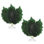 UXCELL 2/4 Pcs Aquarium Artificial Plastic Plants Betta Fish Leaf Pad with Suction Cup Betta Bed Leaf Hammock Resting Hide Decor
