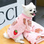 Funny Monkey Print Winter Dog Clothes French Bulldog Flannel Winter Dog Hoodies Medium Puppy Clothing for Cat Christmas Costume