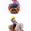 Pet Costume Dog Suit Cowboy Rider Style Dog Carrying Costume for Small Medium Large Dogs  Halloween Clothes