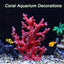 UXCELL Artificial Coral Decorations Fish Tank Coral for Aquarium Resin Coral Ornaments Simulation Undersea Water Plants