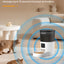ROJECO Automatic Cat Feeder With Camera Video Cat Food Dispenser Pet Smart Voice Recorder Remote Control Auto Feeder For Cat Dog