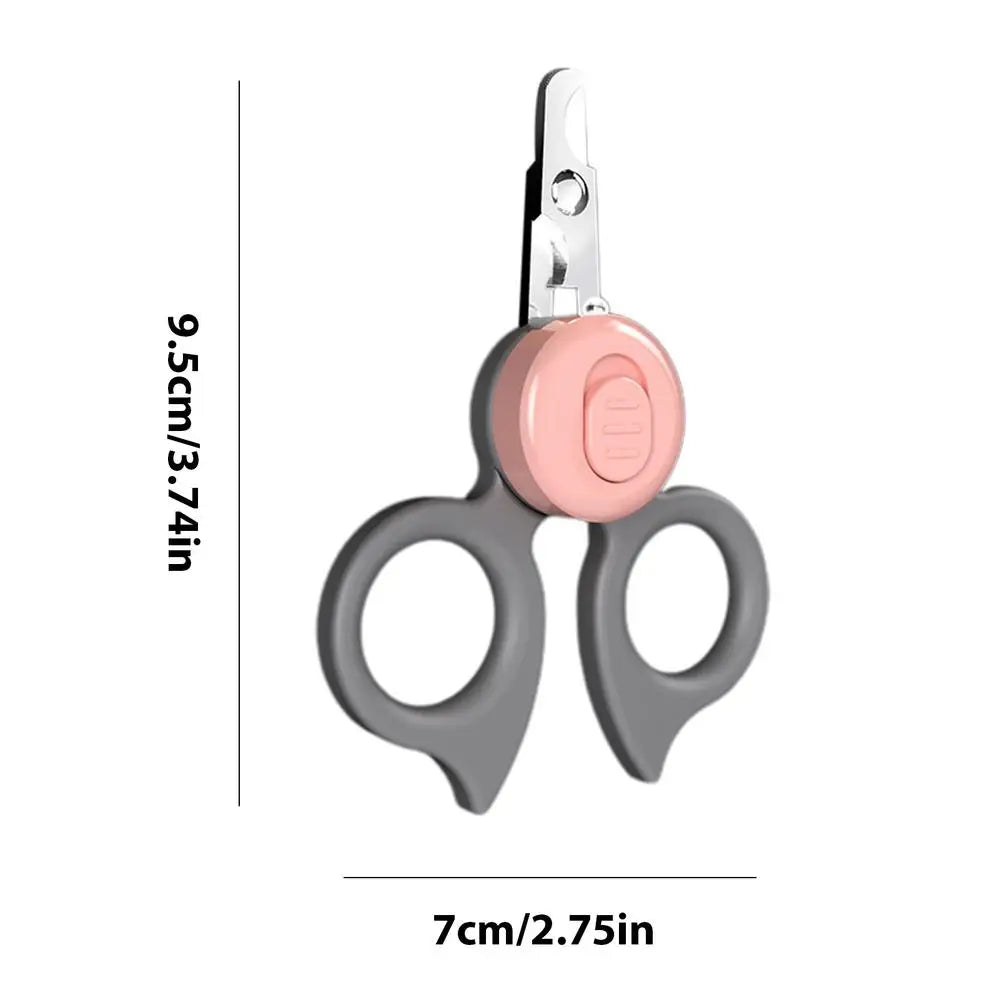 Lighted Dog Nail Clippers LED Dog Nail Cutters With Light Ergonomic Grip Pet Nail Clipper Illuminates Kitten Puppy Beauty Tools