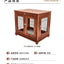 Cross-border new pet waterproof solid wood dog cage thickened pine golden retriever dog cage pet nest indoor high-end dog villa