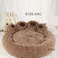Fluffy Dog Bed Large Pet Products Dogs Beds Small Sofa Baskets Pets Kennel Mat Puppy Cats Supplies Basket Blanket Accessories
