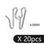 Dog Choke Collar Accessories Adjustable Training Collar For Dog 2.5/3.0/3.5/4.0MM Collar Links Fit for Prong Collar Pinch Collar
