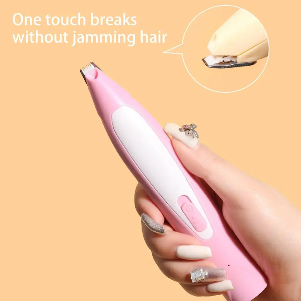 Paw Trimmer For Dogs Dog Paw Pad Trimmer With Led Auxiliary Lighting Noise-Free Led Auxiliary Lighting Paw Pad Trimmer For Cats