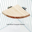 Small Pet Natural Wood Stand Platform Hamster Guinea Pig Toys Paw Grinding Gerbils Springboard Pet Jumping Board Home Supplies