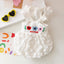 Summer Dog Dress Luxury Dog Clothes Pet Dog Apparel Bow Puppy Mesh Skirt Chihuahua Bichon Clothing Kitten Lace Dog Cooling Vest