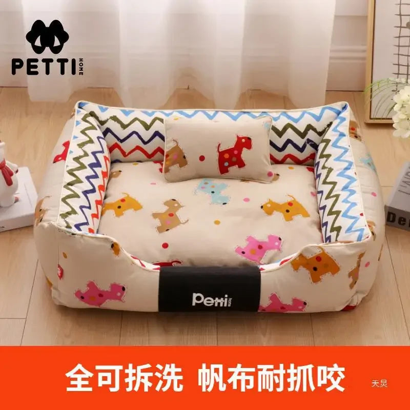Master's house, kennel cat litter can be dismantled and washed in all seasons, small dog teddy dog pad Internet celebrity dog be