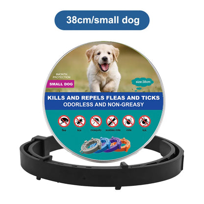 38cm 70cm Retractable Deworming Dog Cat Collar Pet Anti Flea Ticks Collar Repellent Mosquito Pet Collars for Cats Dogs Products