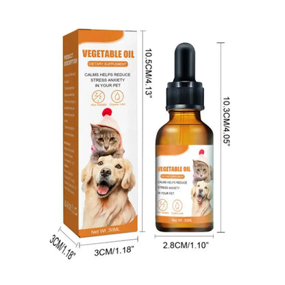 Pet Calming Drops Prevent Howling Reduce Anxiety Remove Enhance Chew Anxiety Cat Stress Anti Fitness Anti Dog Liquid Physic K0T5